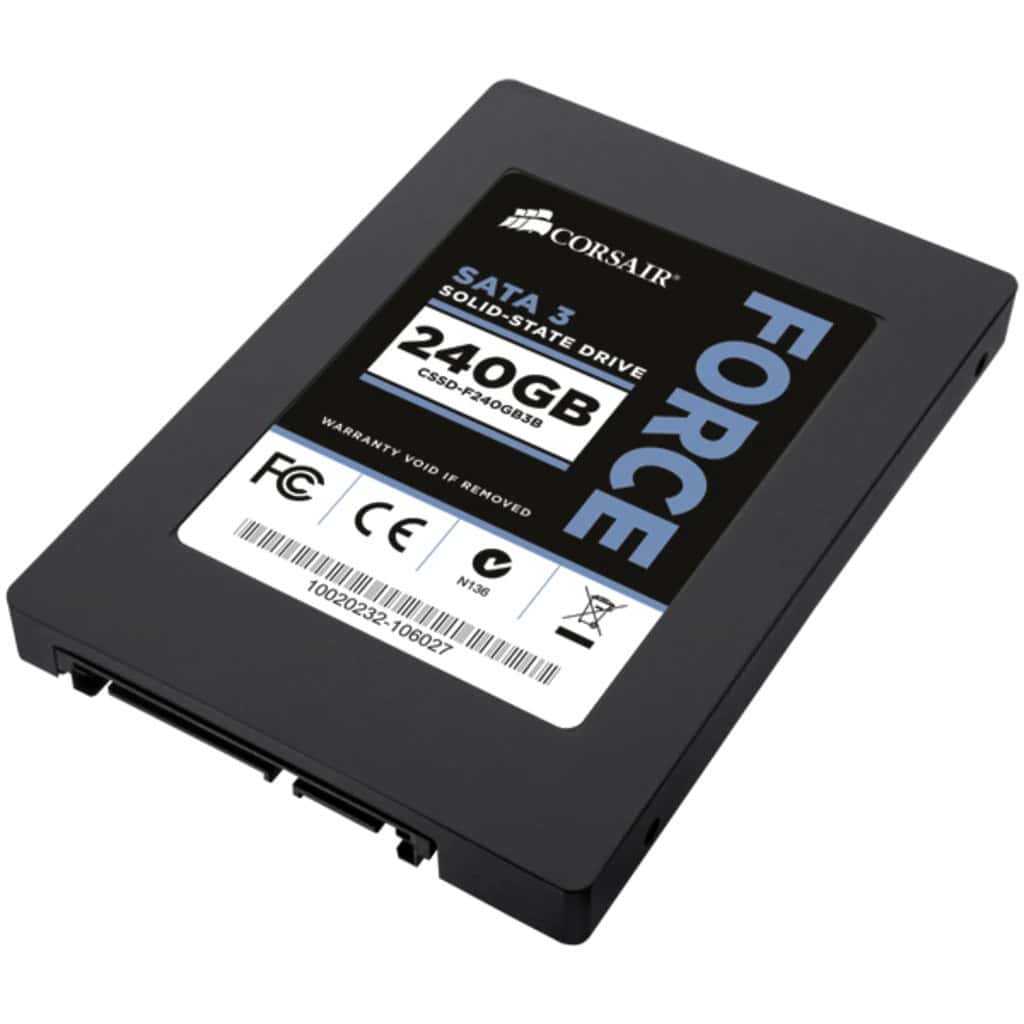 Corsair YY SSD 2.5 240GB Corsair Force 3 SATA 3 Box (CSSD-F240GB3-BK) thumbnail