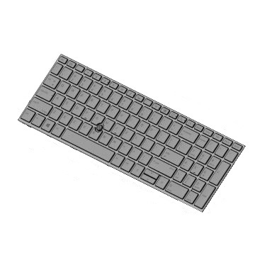 HP L28407-A41 laptop reserve-onderdeel Toetsenbord (L28407-A41) thumbnail