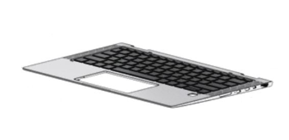 HP L31882-A41 laptop reserve-onderdeel Behuizingsvoet + toetsenbord (L31882-A41) thumbnail