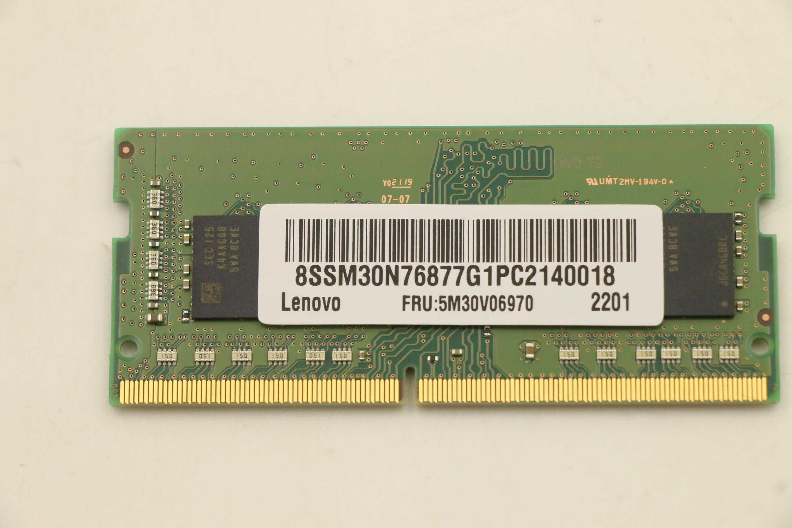 Lenovo Memory 16GB DDR4 3200 Samsung So-Dimm (5M30V06970) (5M30V06970) thumbnail