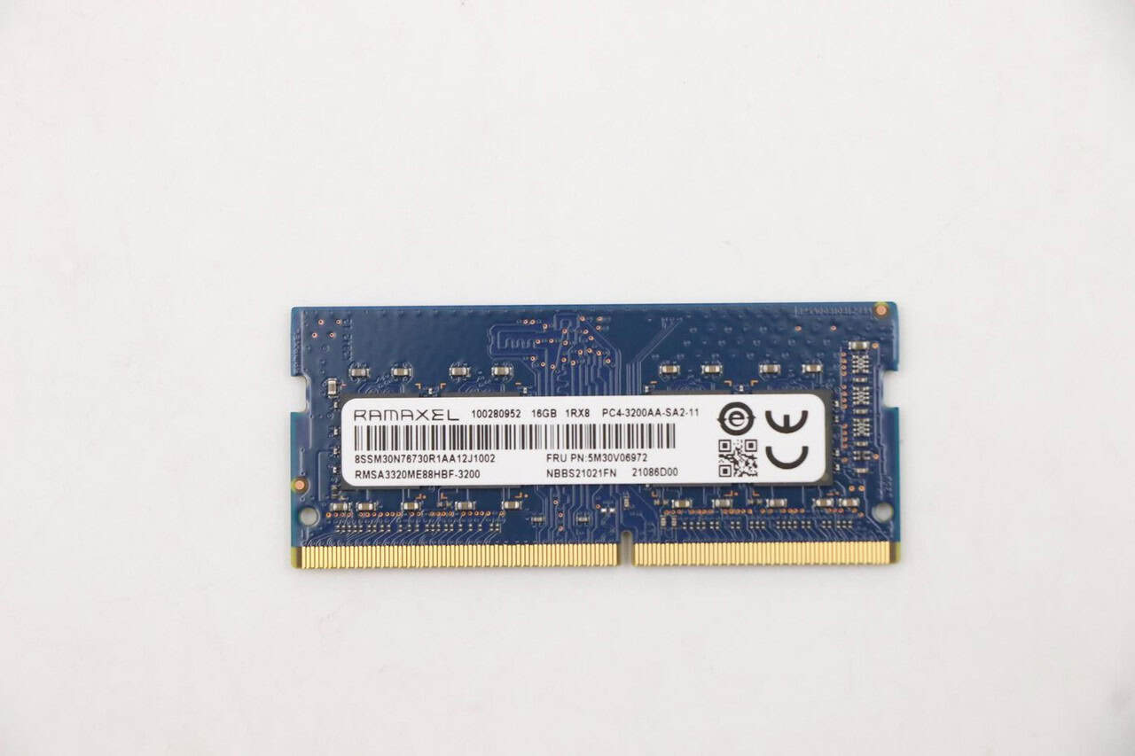 Lenovo Memory 16GB DDR4 3200 Ramaxel So-Dimm (5M30V06972) (5M30V06972) thumbnail