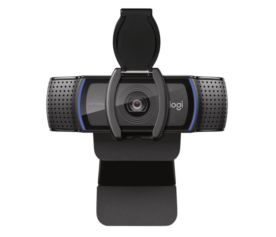 Logitech C920e HD 1080p webcam 3 MP 1920 x 1080 Pixels USB 3.2 Gen 1 (3.1 Gen 1) Zwart (960-001384) thumbnail
