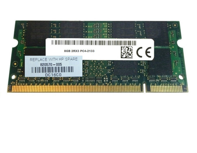 HP GNRC-SODIMM 8GB 2666MHz 1.2v DDR4 (820570-005) thumbnail