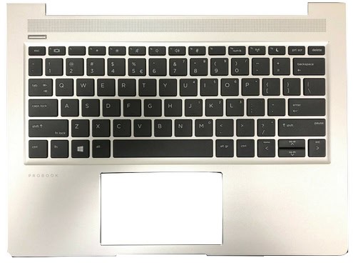 HP L44548-B31 laptop reserve-onderdeel Behuizingsvoet + toetsenbord (L44548-B31) thumbnail