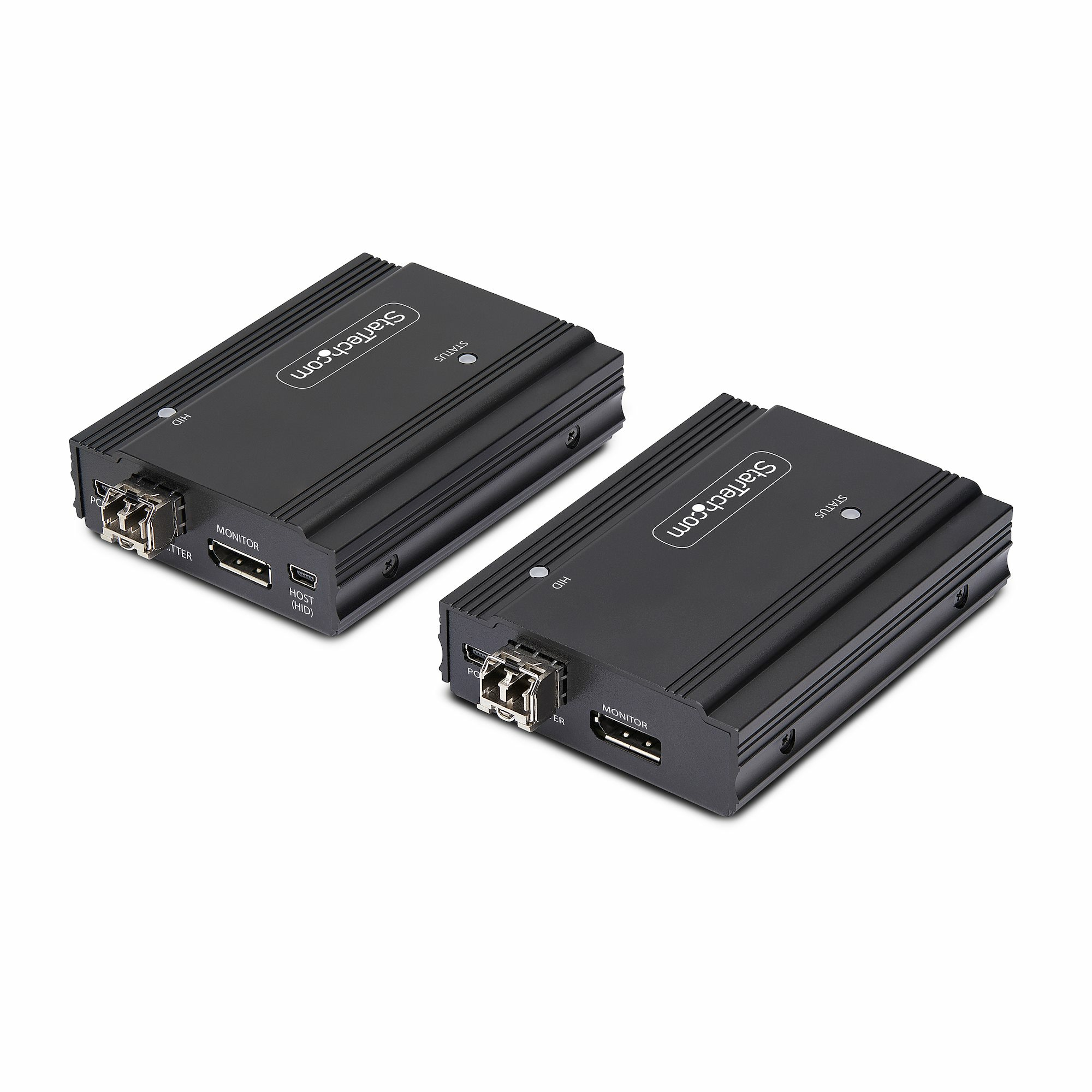 StarTech.com DisplayPort KVM Extender over Glasvezel, 4K 60Hz, KVM Console Extender Kit, Tot 300m (Multi-mode) met Voorgeïnstalleerde SFP+ modules, 3x USB HID (FD121-KVM-EXTENDER) thumbnail StarTech.com DisplayPort KVM Extender over Glasvezel, 4K 60Hz, KVM Console Extender Kit, Tot 300m (Multi-mode) met Voorgeïnstalleerde SFP+ modules, 3x USB HID (FD121-KVM-EXTENDER) thumbnail