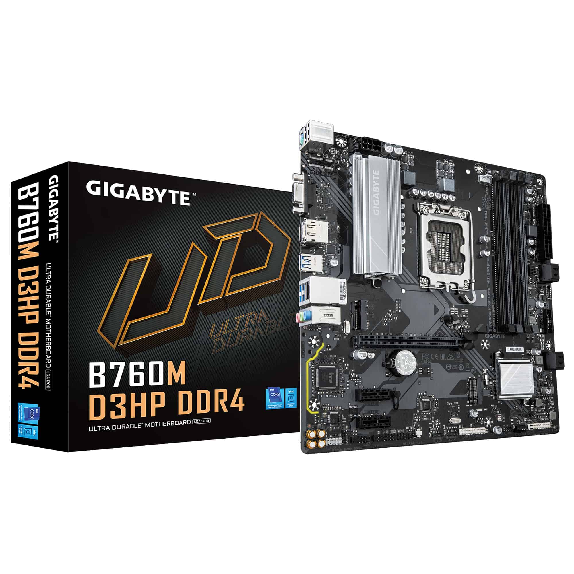 GIGABYTE B760M D3HP DDR4 moederbord Intel B760 Express LGA 1700 micro ATX (B760M D3HP DDR4) thumbnail