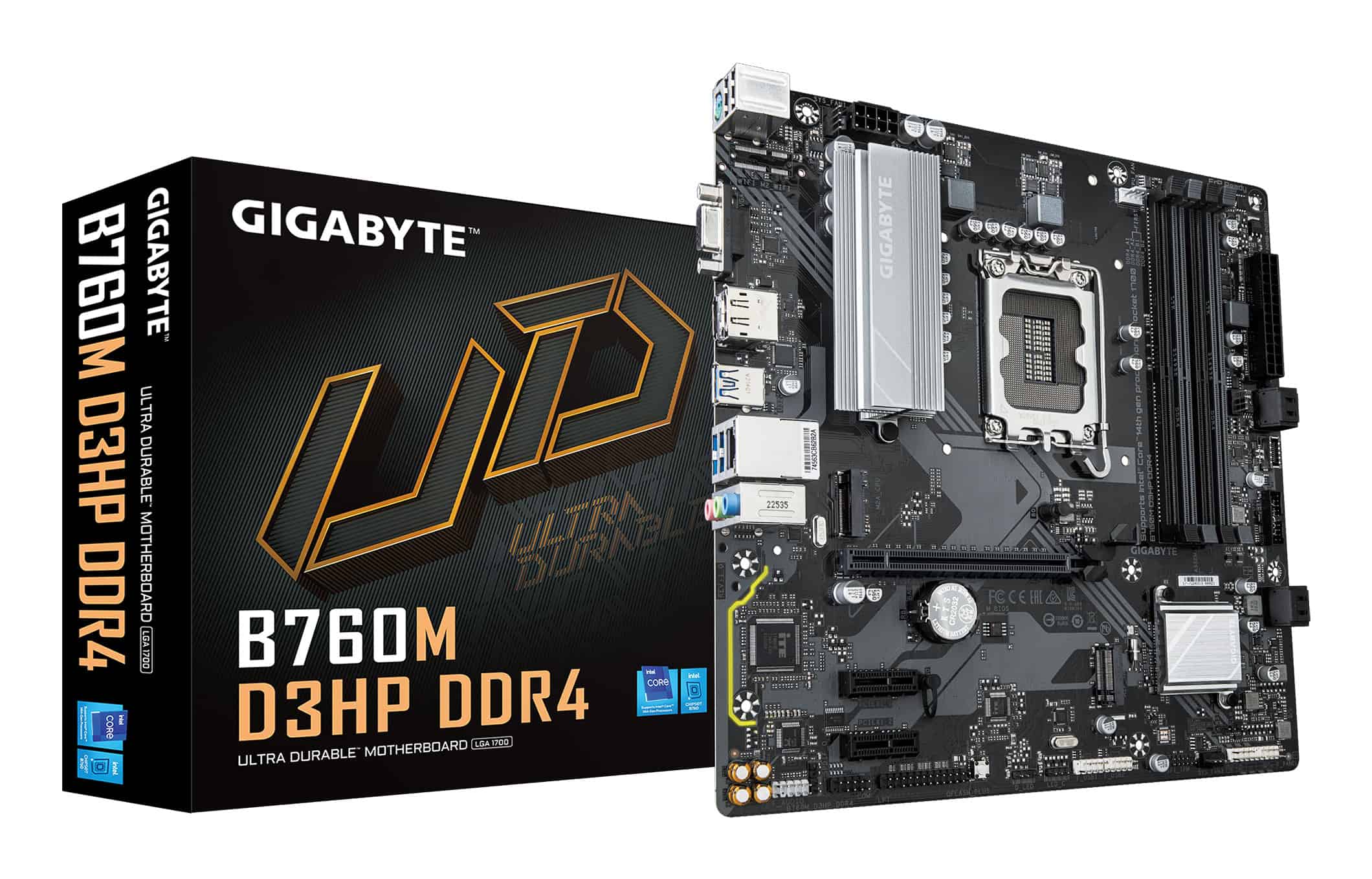 GIGABYTE B760M D3HP DDR4 moederbord Intel B760 Express LGA 1700 micro ATX (B760M D3HP DDR4) thumbnail