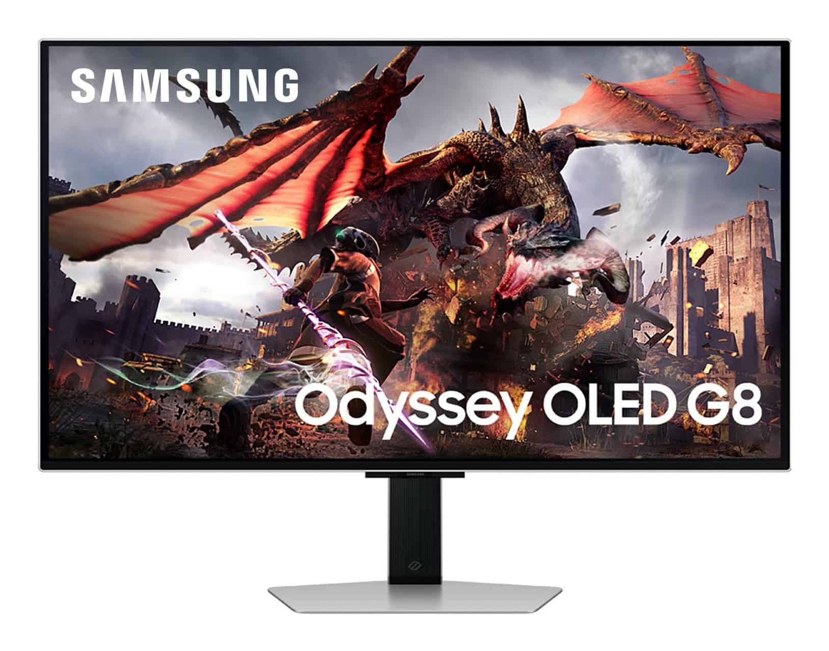 Samsung 32 Odyssey OLED G8 G80SD UHD 240Hz Gaming Monitor (LS32DG800SUXEN) thumbnail