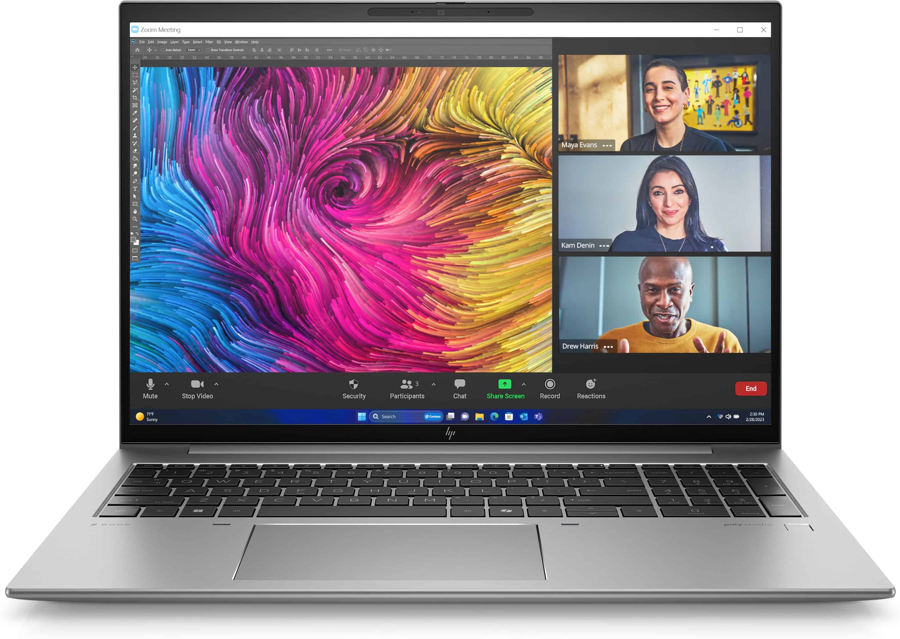 HP ZBook Firefly G11 Intel Core Ultra 5 125H Mobiel werkstation 40,6 cm (16) WUXGA 16 GB DDR5-SDRAM 512 GB SSD NVIDIA RTX A500 Wi-Fi 6E (802.11ax) Windows 11 Pro Zilver (98M72ET#ABH) thumbnail