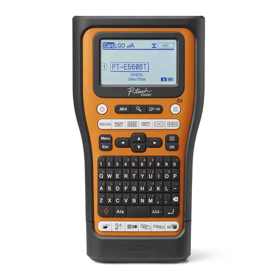 Brother PTE560BTVPQL1 labelprinter Thermo transfer 180 x 180 DPI 20 mm/sec Bedraad en draadloos HSE/TZe Bluetooth QWERTY (PTE560BTVPQL1) thumbnail