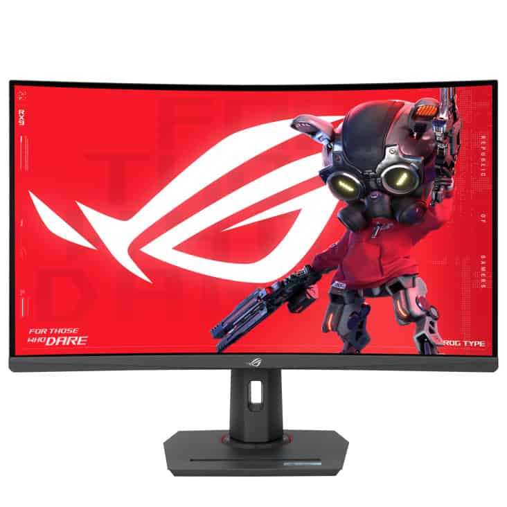 ASUS ROG Strix XG32WCMS computer monitor 80 cm (31.5) 2560 x 1440 Pixels Quad HD LCD Zwart (90LM09X0-B01970) thumbnail