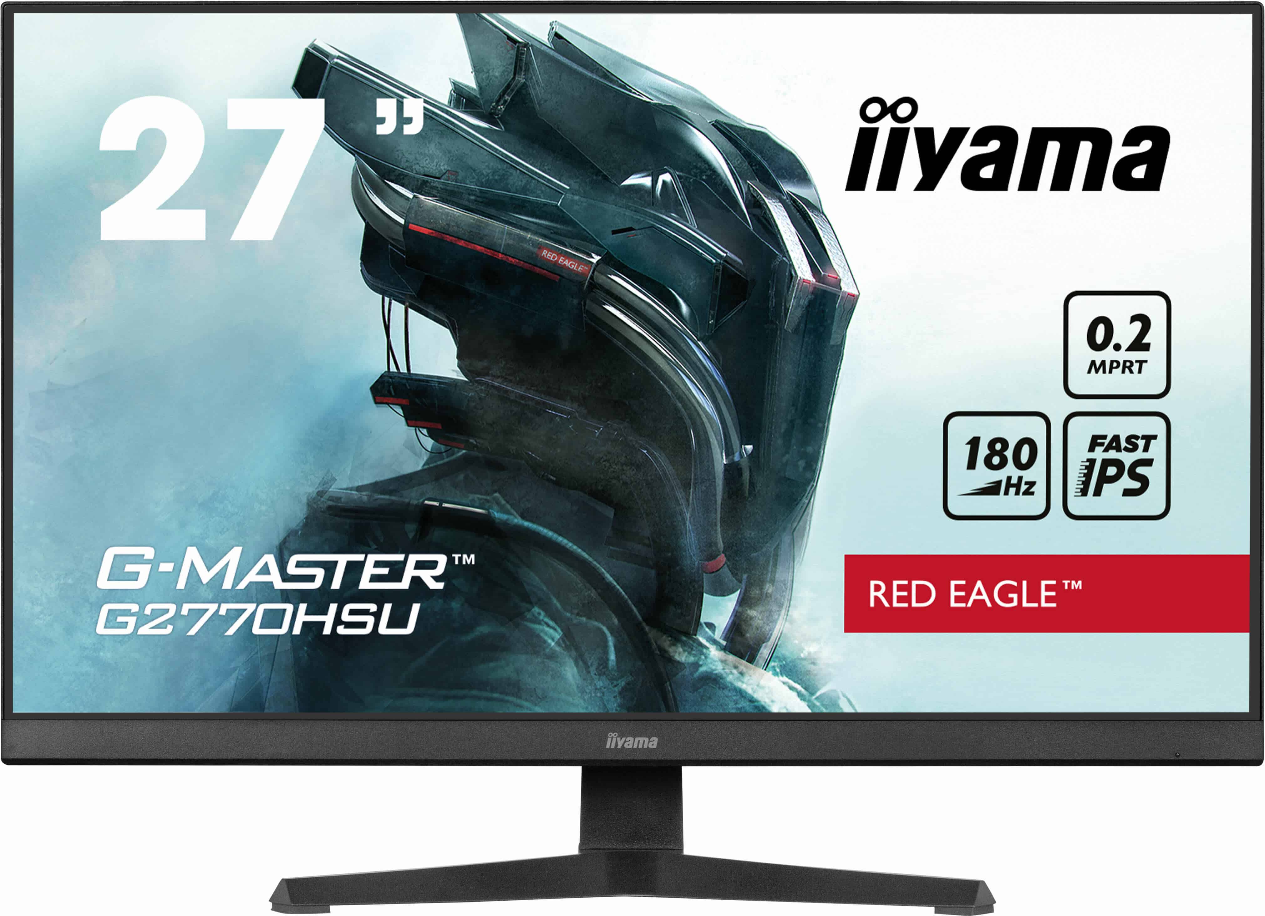iiyama G-MASTER G2770HSU-B6 computer monitor 68,6 cm (27) 1920 x 1080 Pixels Full HD LCD Zwart (G2770HSU-B6) thumbnail