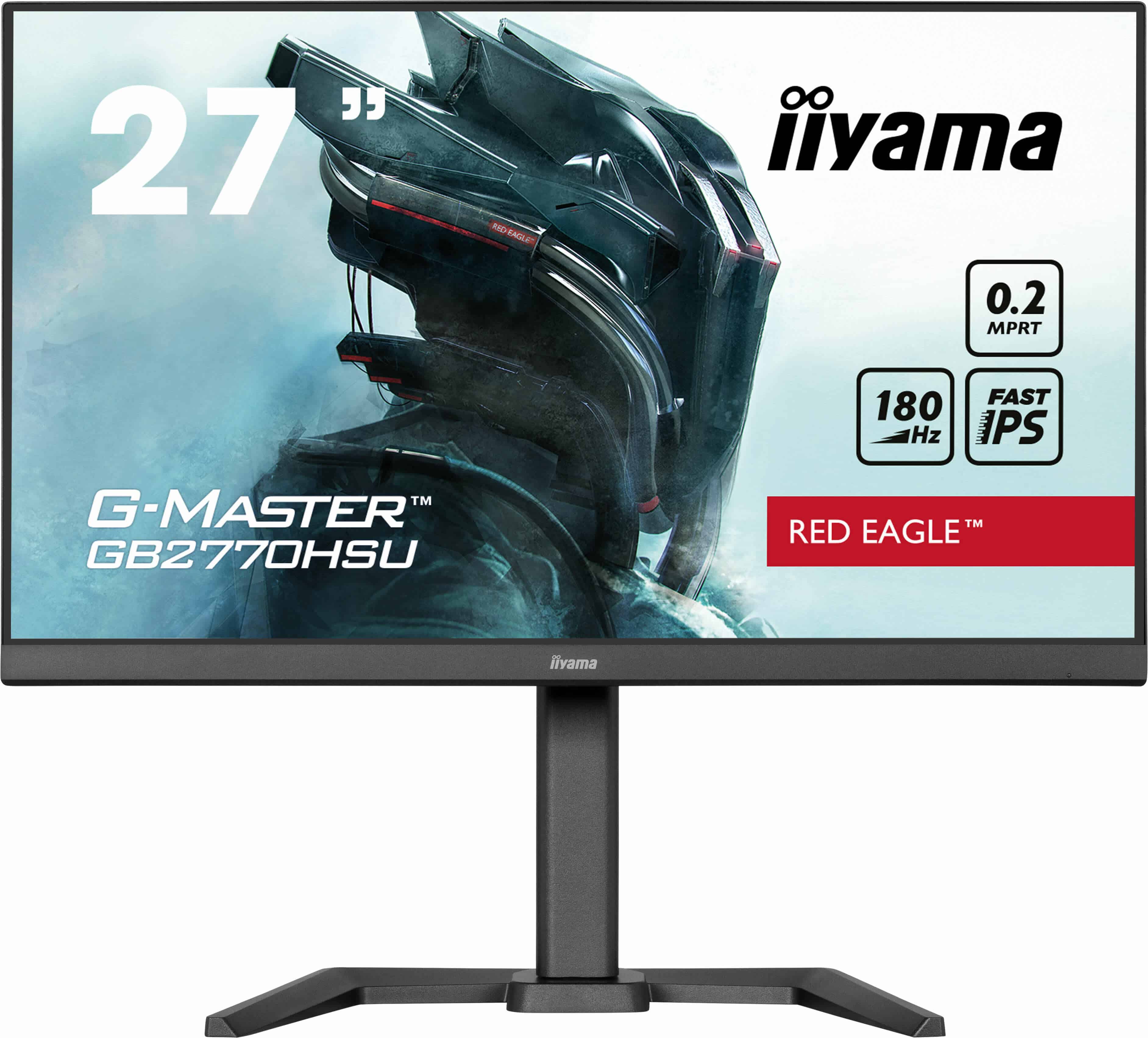 iiyama G-MASTER GB2770HSU-B6 computer monitor 68,6 cm (27) 1920 x 1080 Pixels Full HD LCD Zwart (GB2770HSU-B6) thumbnail