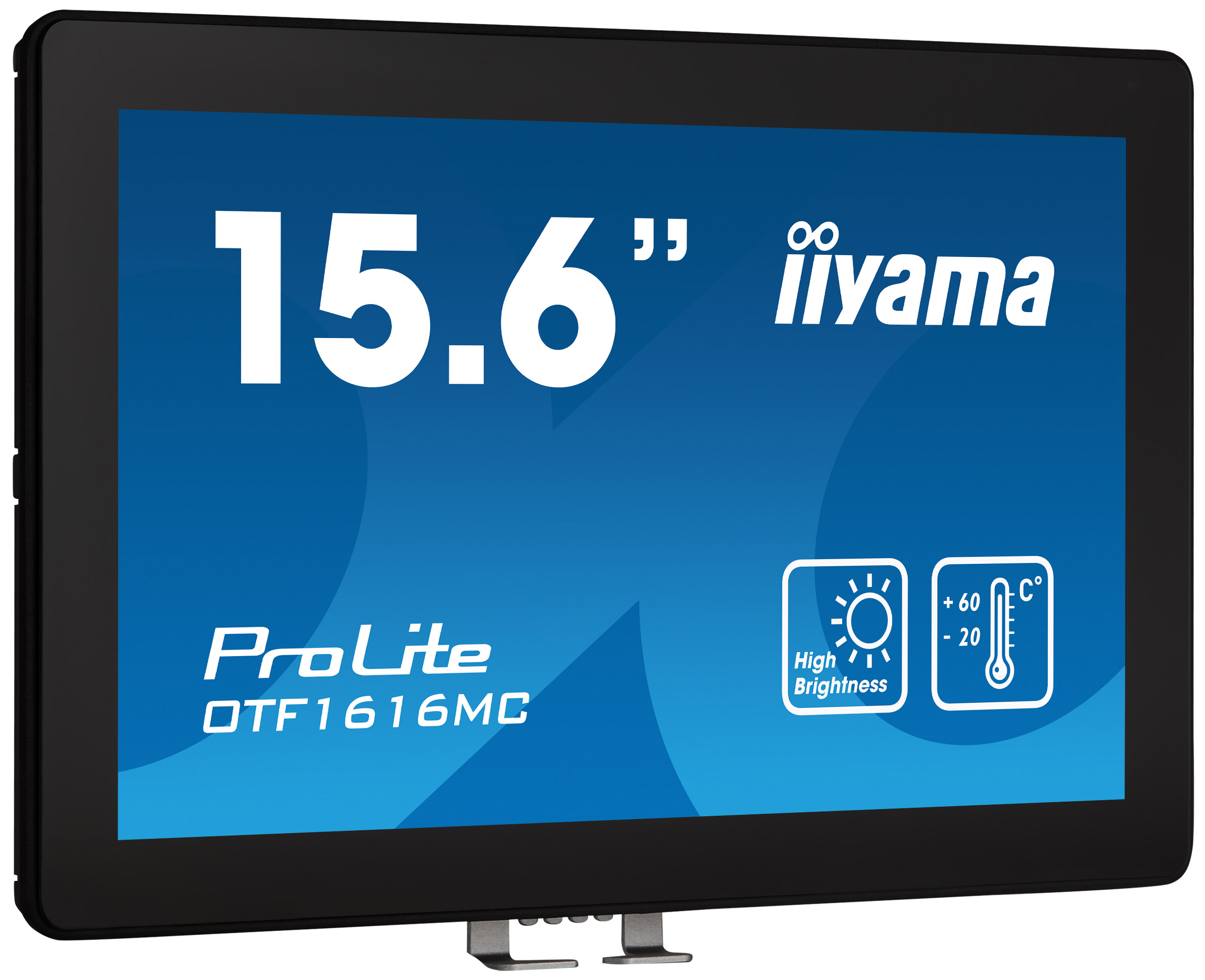 iiyama OTF1616MC-B1 computer monitor 39,6 cm (15.6") 1920 x 1080 Pixels Full HD LCD Touchscreen Zwart (OTF1616MC-B1) thumbnail