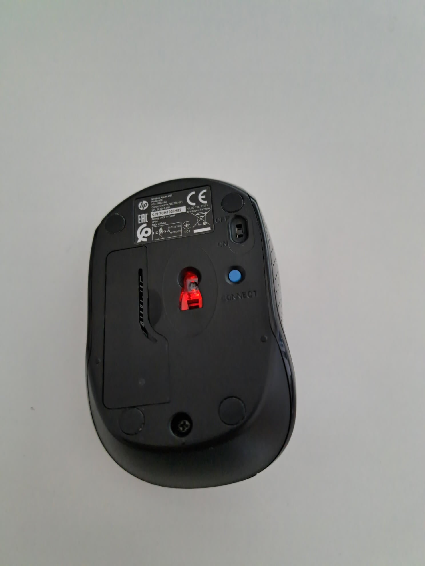 HP SPS-HP 200 WIRELESS MOUSE (903293-001) thumbnail