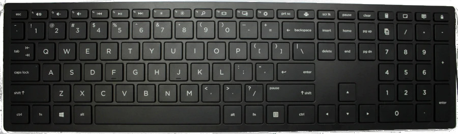 HP SPS-SWISS COMBO BLACK KEYBOARD HE (L34194-BB1) thumbnail