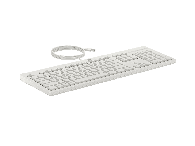 HP SPS-HP 125  WHITE WIRED KEYBOARD RU (M81905-251) thumbnail