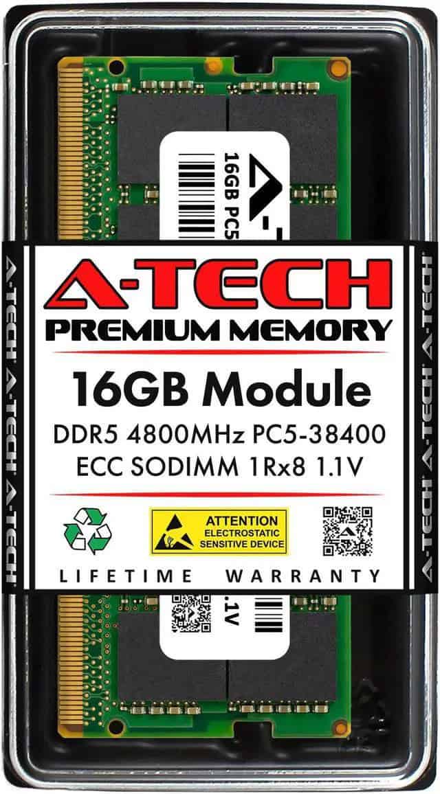 HP SKO-SODIMM 16GB DDR5-4800 1.1V ECC (N08503-001) thumbnail