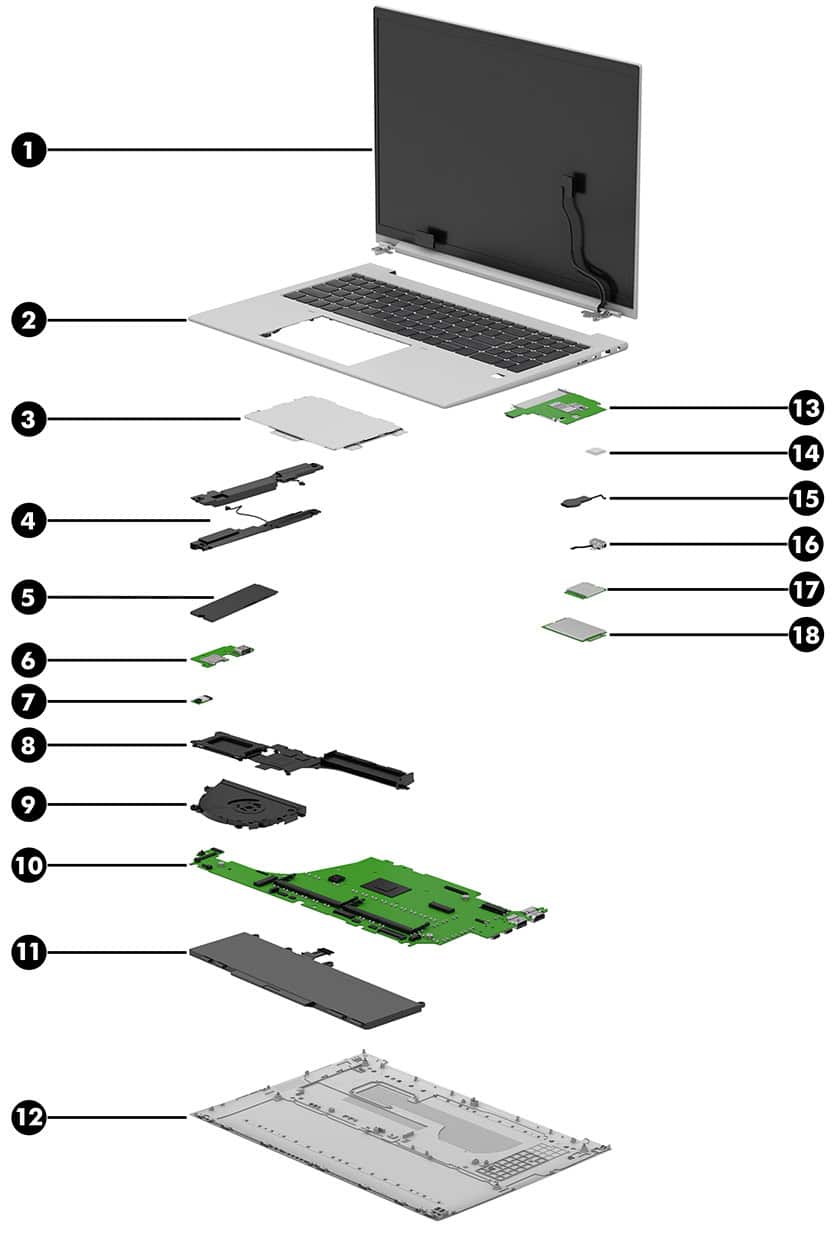 HP SPS-MB UMA I5-1240P HW 840 G9 (N09044-001) thumbnail