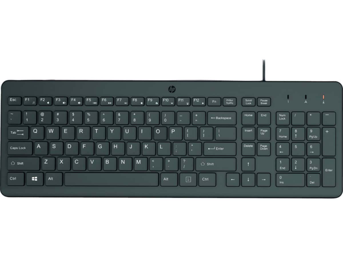 HP SPS-KEYBOARD HP 150 WD EST (N13706-E41) thumbnail