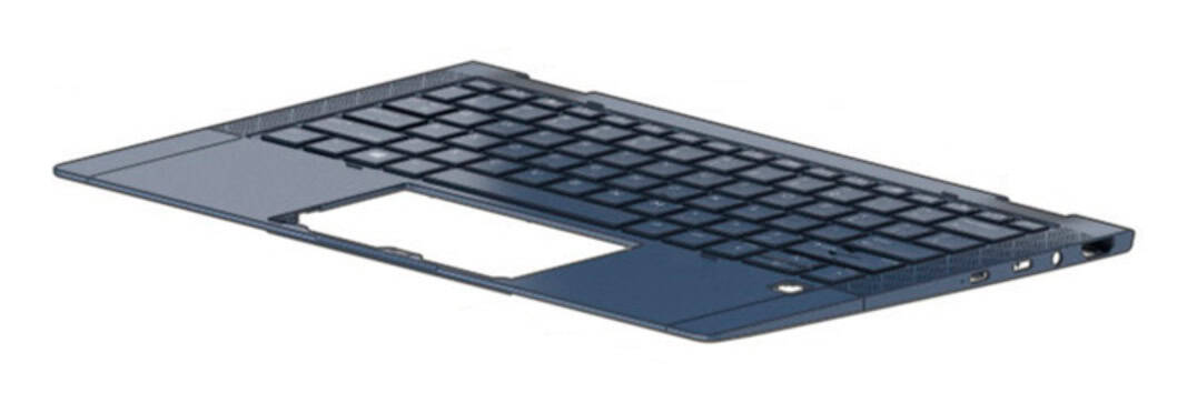 HP Elite Dragonfly G1 Keyboard, BL, HE (L74116-BB1) thumbnail