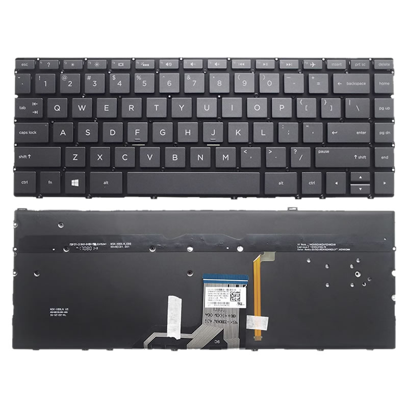 HP SPS-KBD SBL BL GR (N66404-041) thumbnail