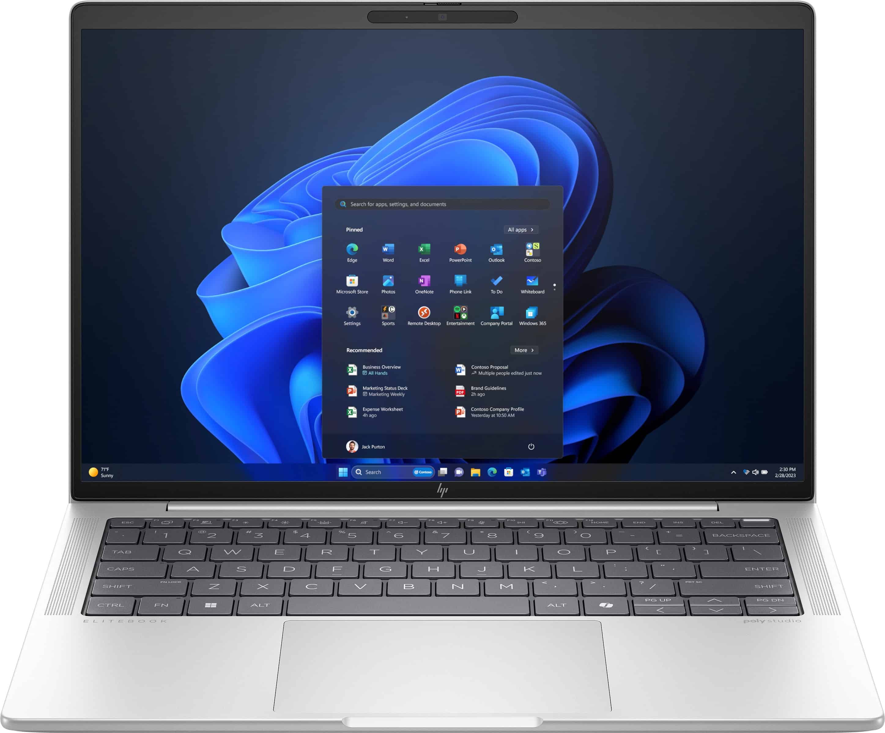 HP EliteBook 1040 G11 Intel Core Ultra 7 155H Laptop 35,6 cm (14") WUXGA 16 GB LPDDR5x-SDRAM 512 GB SSD Wi-Fi 6E (802.11ax) Windows 11 Pro AI PC Zilver (9G0Q0ET#ABH) thumbnail