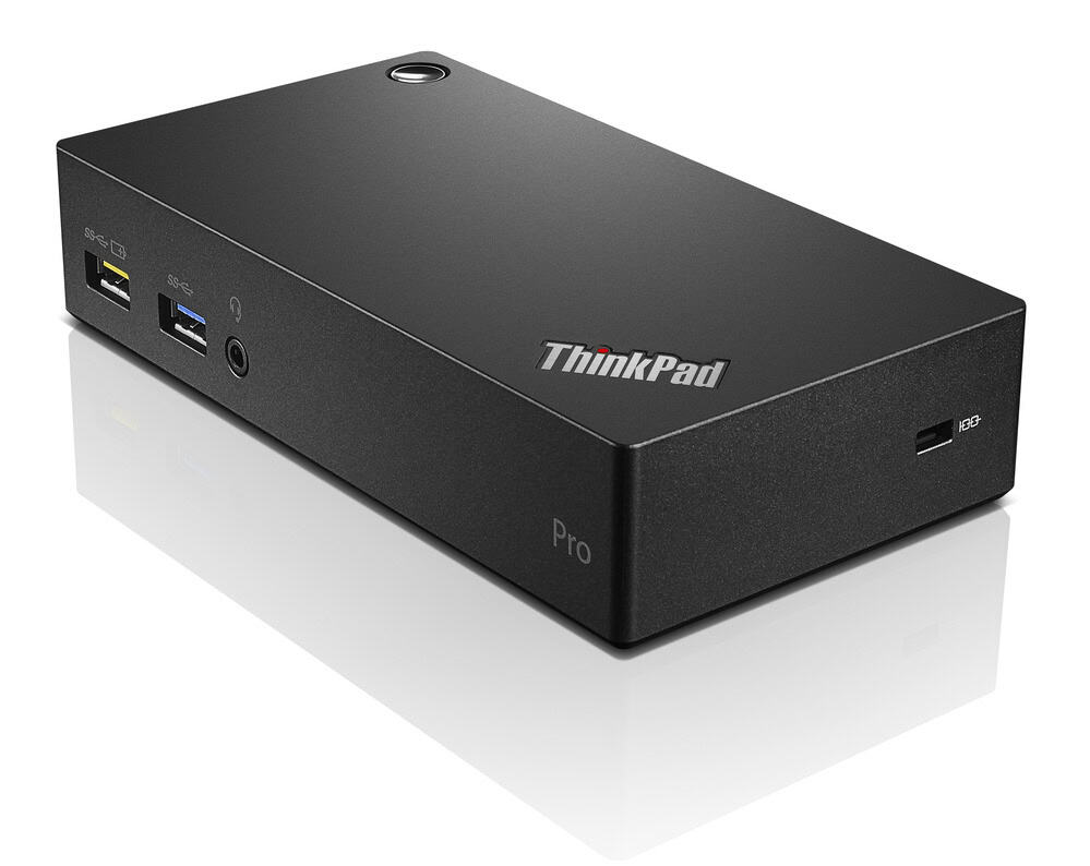 Lenovo Think Pad USB 3.0 Pro Bedraad USB 3.2 Gen 1 (3.1 Gen 1) Type-A Zwart (40A70045SA) thumbnail