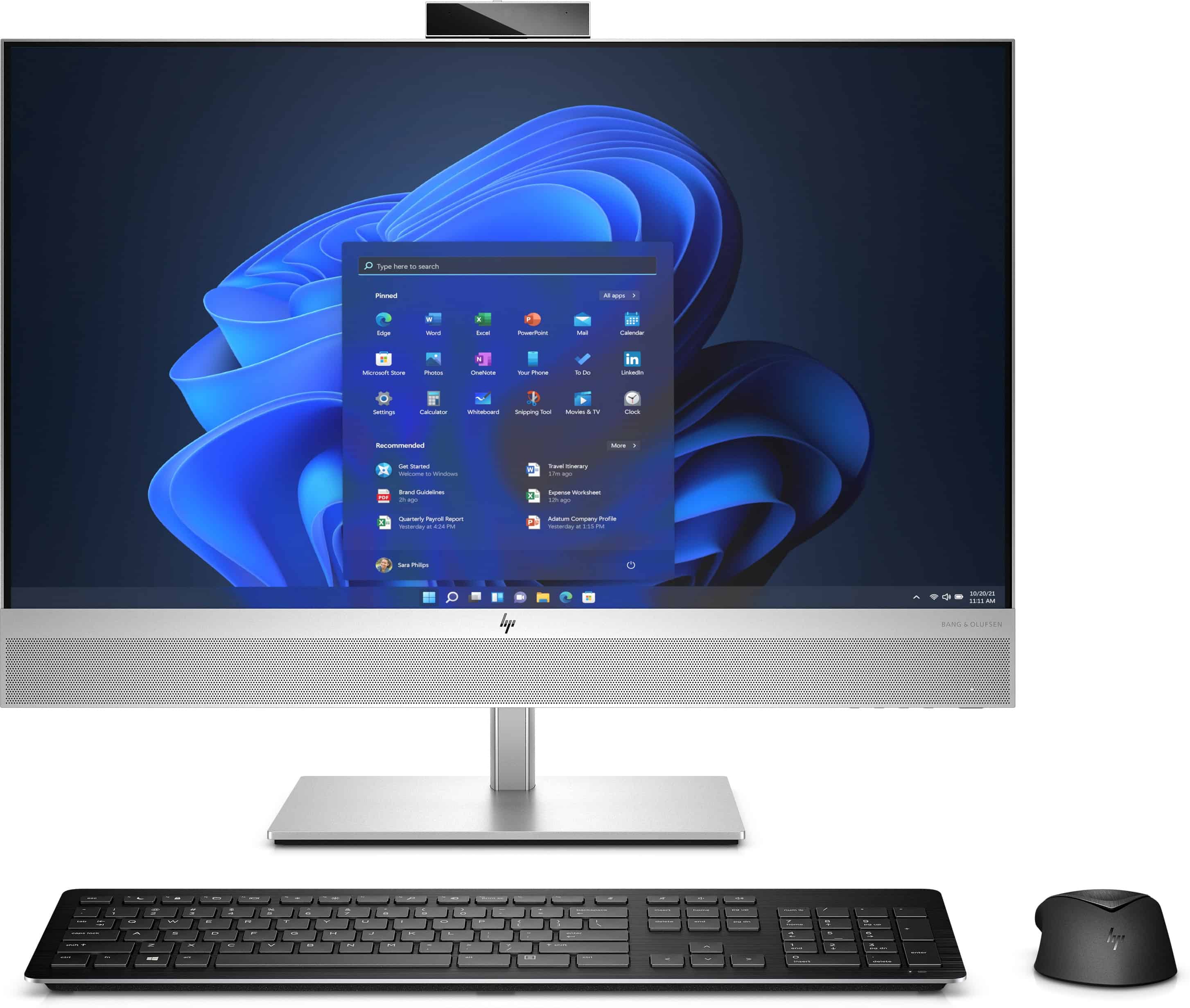 HP EliteOne 870 G9 Intel® Core™ i7 i7-14700 68,6 cm (27") 2560 x 1440 Pixels Touchscreen Alles-in-één-pc 16 GB DDR5-SDRAM 512 GB SSD Windows 11 Pro Wi-Fi 6E (802.11ax) Zilver (99A85ET#ABH) thumbnail