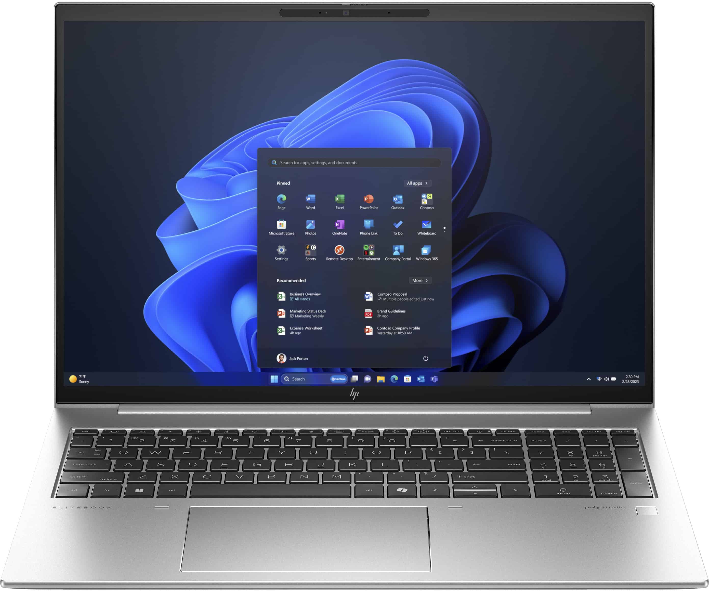Product Image for HP EliteBook 865 G11 AMD Ryzen™ 5 8540U Laptop 40,6 cm (16") WUXGA 16 GB DDR5-SDRAM 512 GB SSD Wi-Fi 6E (802.11ax) Windows 11 Pro Zilver