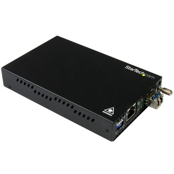 StarTech.com Gigabit Ethernet koper naar glasvezel media converter SM LC 20 km (ET91000SM20) thumbnail