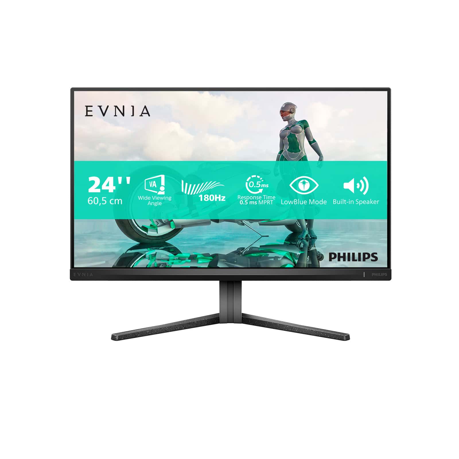 Philips Evnia 24M2N3200S/00 computer monitor 60,5 cm (23.8) 1920 x 1080 Pixels Full HD LCD Zwart (24M2N3200S/00) thumbnail