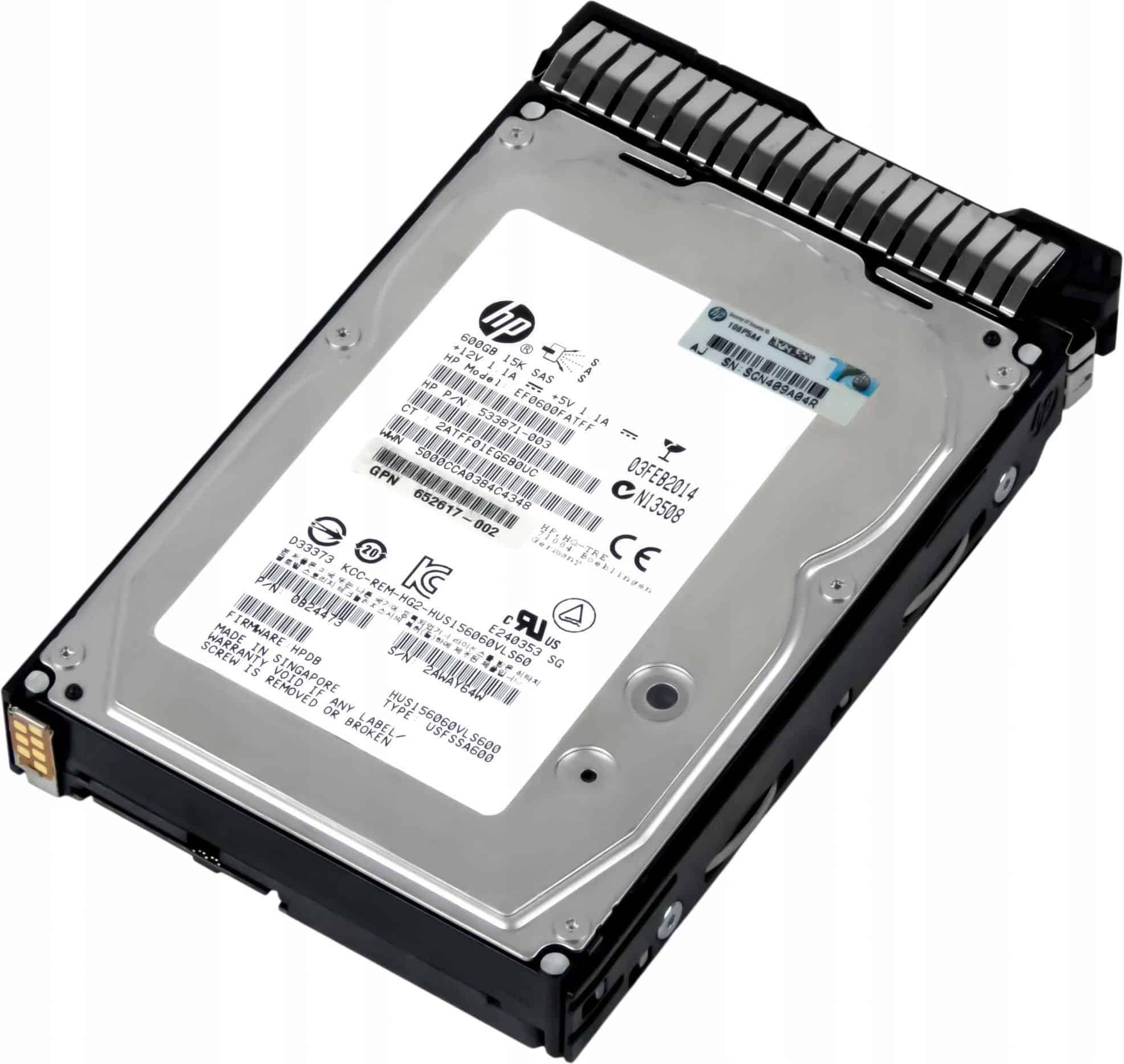 HP M6612 600GB 6 G SAS 15K EVA (533871-003-RFB) thumbnail