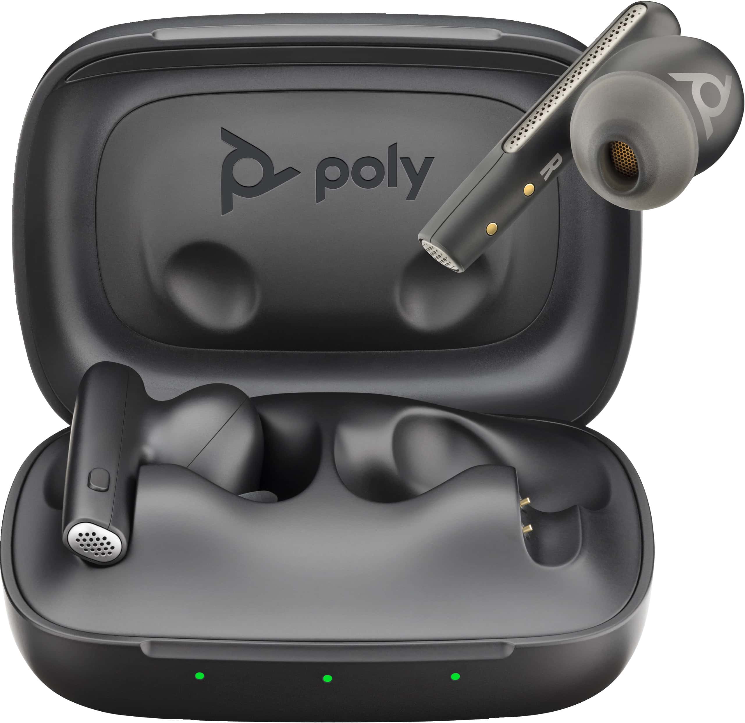 POLY Voyager Free 60 UC Carbon Black Earbuds + BT700 USB-A-adapter + oplaadcase basis (7Y8H3AA) thumbnail