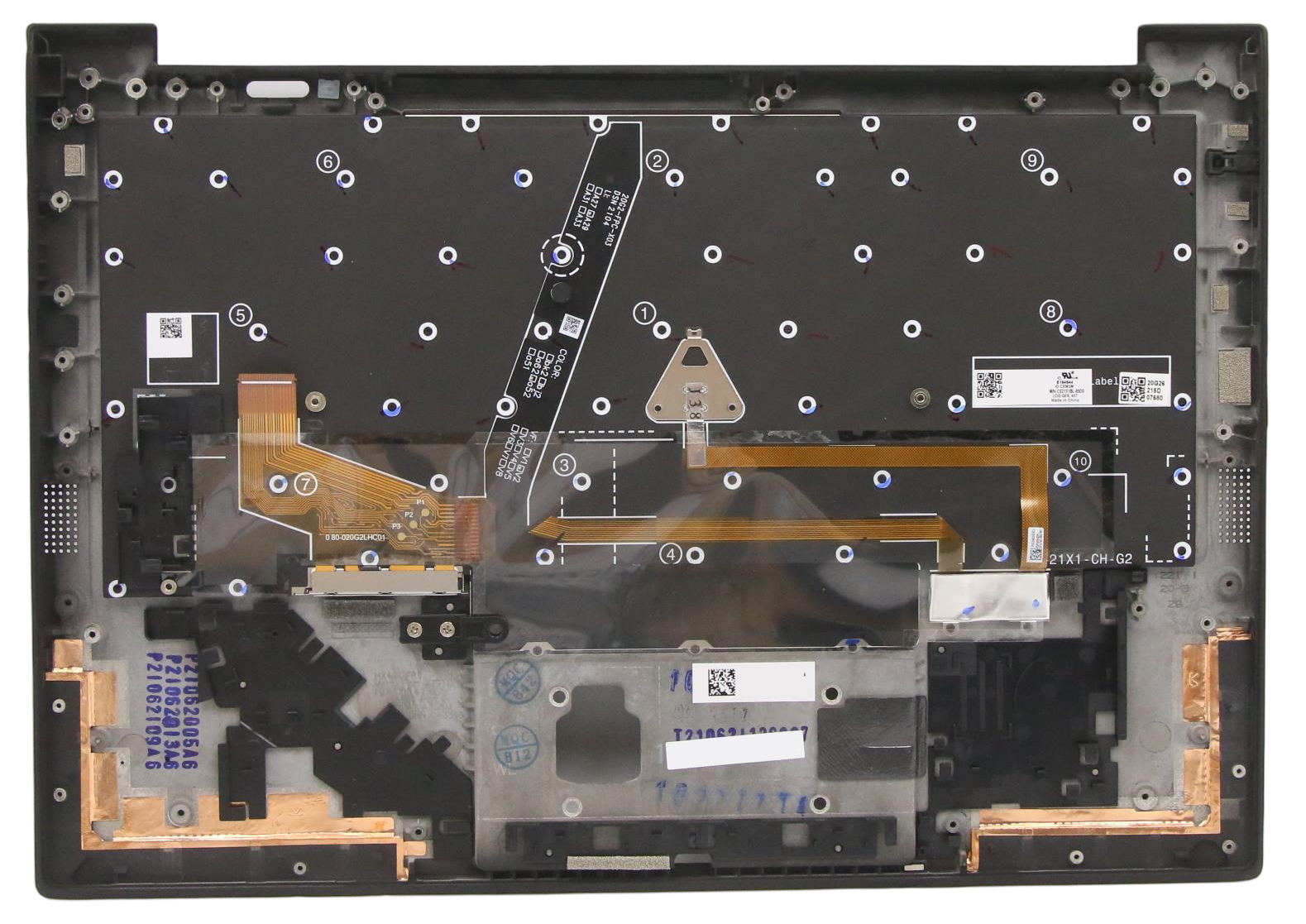 Lenovo 5M11C53328 laptop reserve-onderdeel Cover + keyboard (5M11C53328) thumbnail