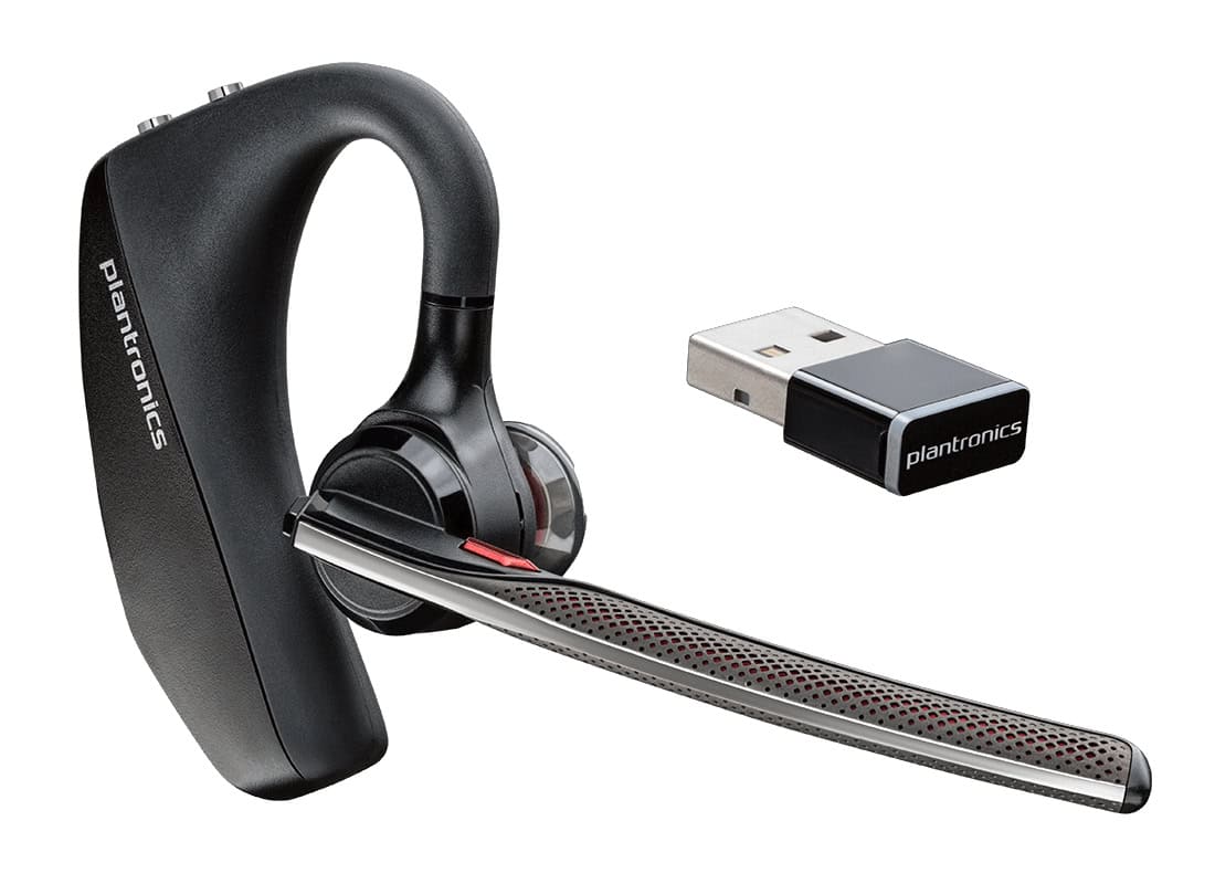 POLY Voyager 5200 UC Headset Draadloos In-ear Kantoor/callcenter Bluetooth Zwart (206110-01) thumbnail