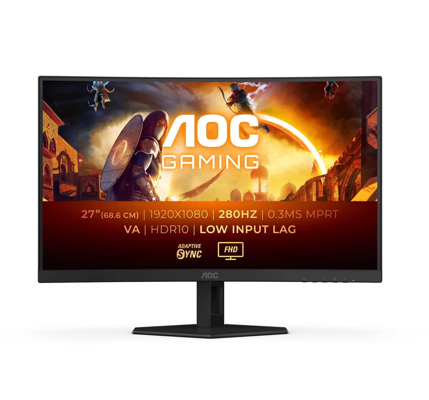 AOC G4 C27G4ZXE computer monitor 68,6 cm (27) 1920 x 1080 Pixels Full HD LED Zwart (C27G4ZXE) thumbnail