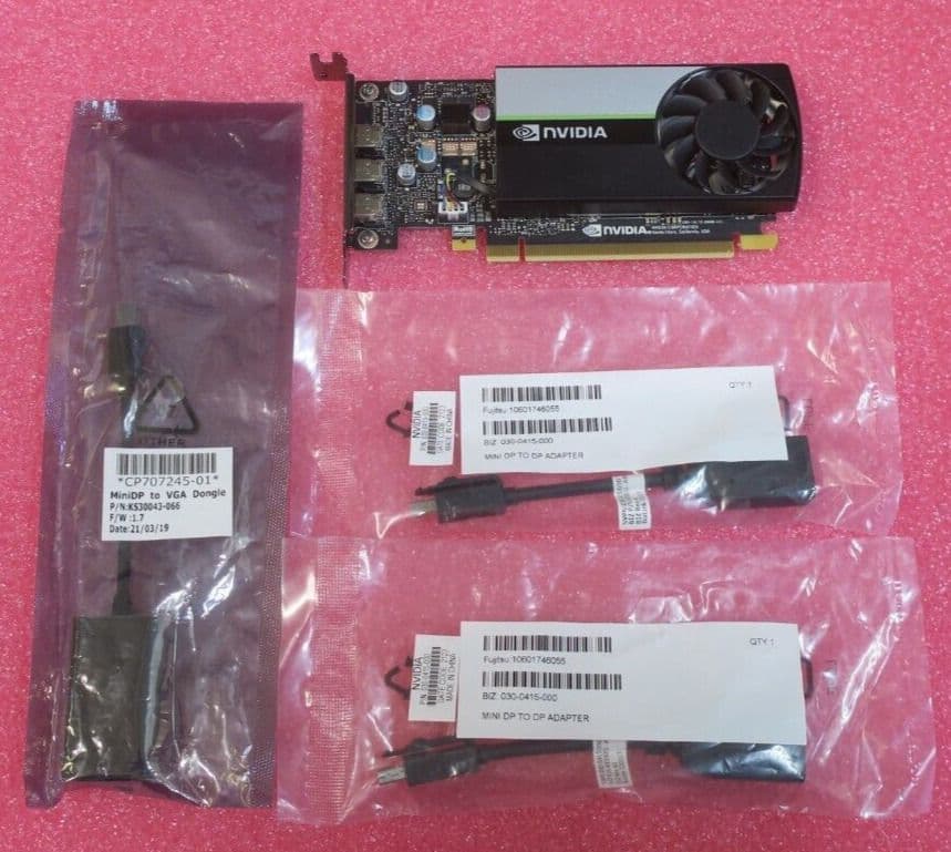 Fujitsu NVIDIA T400 4GB Low Profile (PYBVG4T2L) thumbnail