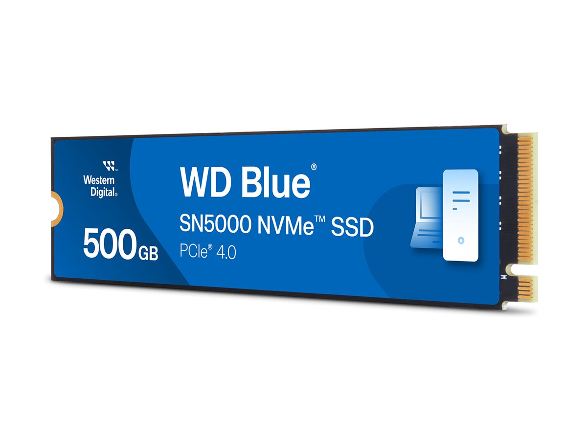 Western Digital WDS500G4B0E SN5000 Blue SSD, 500GB, M.2 NVMe Gen 4.0, 5000/ 4000 MB/s, 770K IOPS (WDS500G4B0E) thumbnail