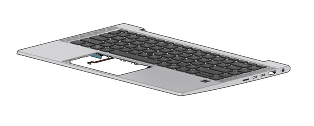 HP 840/EB 14 G7 - DE Toetsenbord (M15209-041) thumbnail