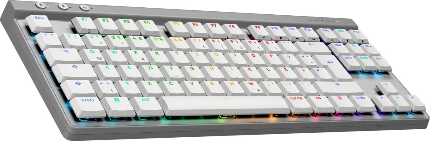 Logitech G515 LIGHTSPEED TKL KB WHITE - DEU - (920-012543) thumbnail