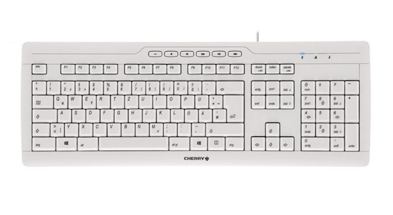 CHERRY STREAM 3.0 toetsenbord Kantoor USB Zwitsers Grijs (G85-23200CH-0) thumbnail