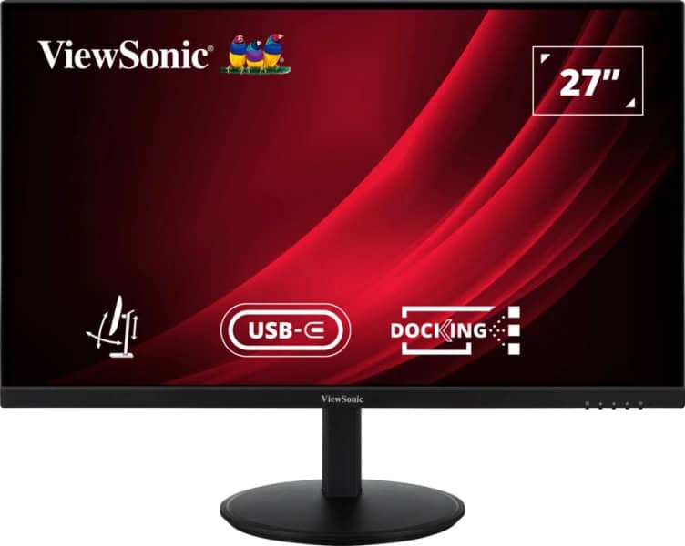Viewsonic VG Series VG2709U-2K computer monitor 68,6 cm (27) 2560 x 1440 Pixels Quad HD LED Zwart (VG2709U-2K) thumbnail