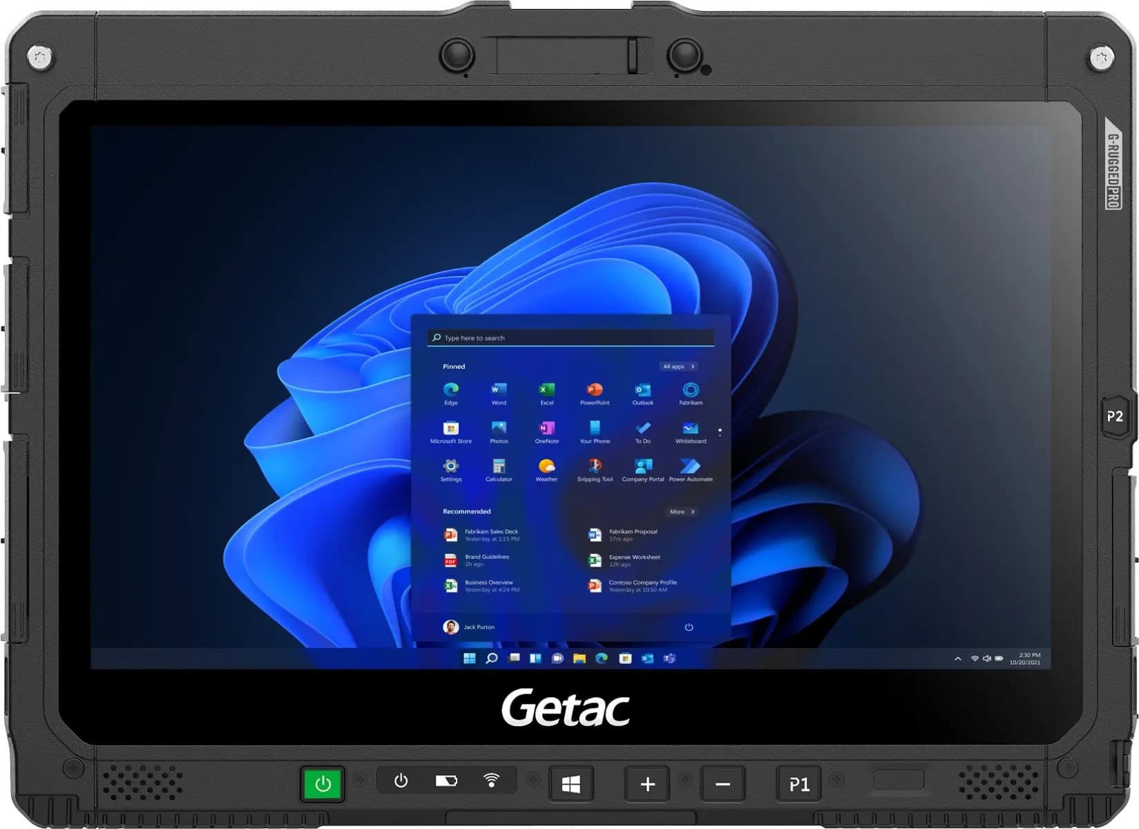 Getac K120G3 - i5-1335U 12.5in FHD Cam+Std. Ba (KTA164V8X4XX) thumbnail