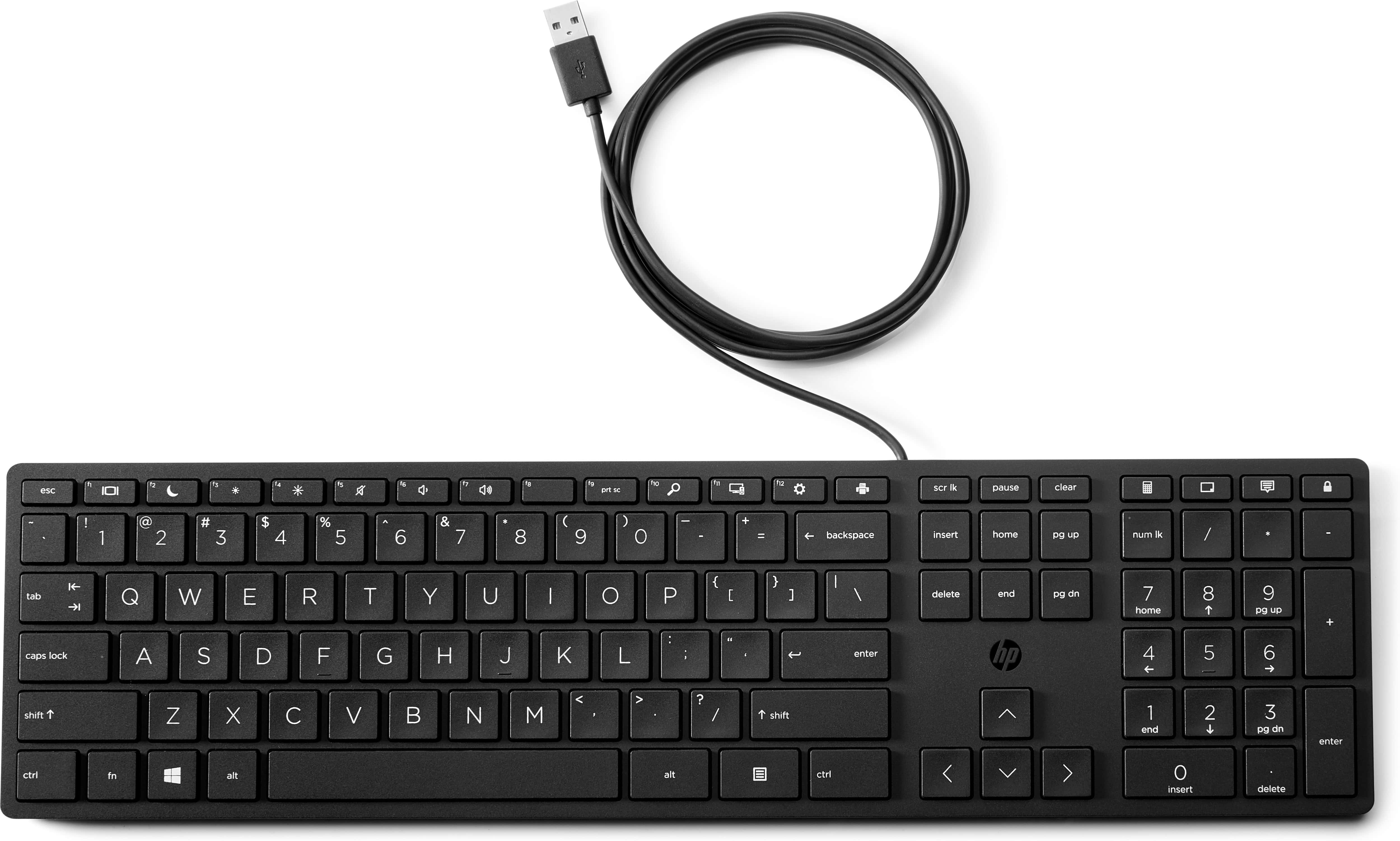 HP Desktop 320K toetsenbord met kabel (9SR37AA) thumbnail