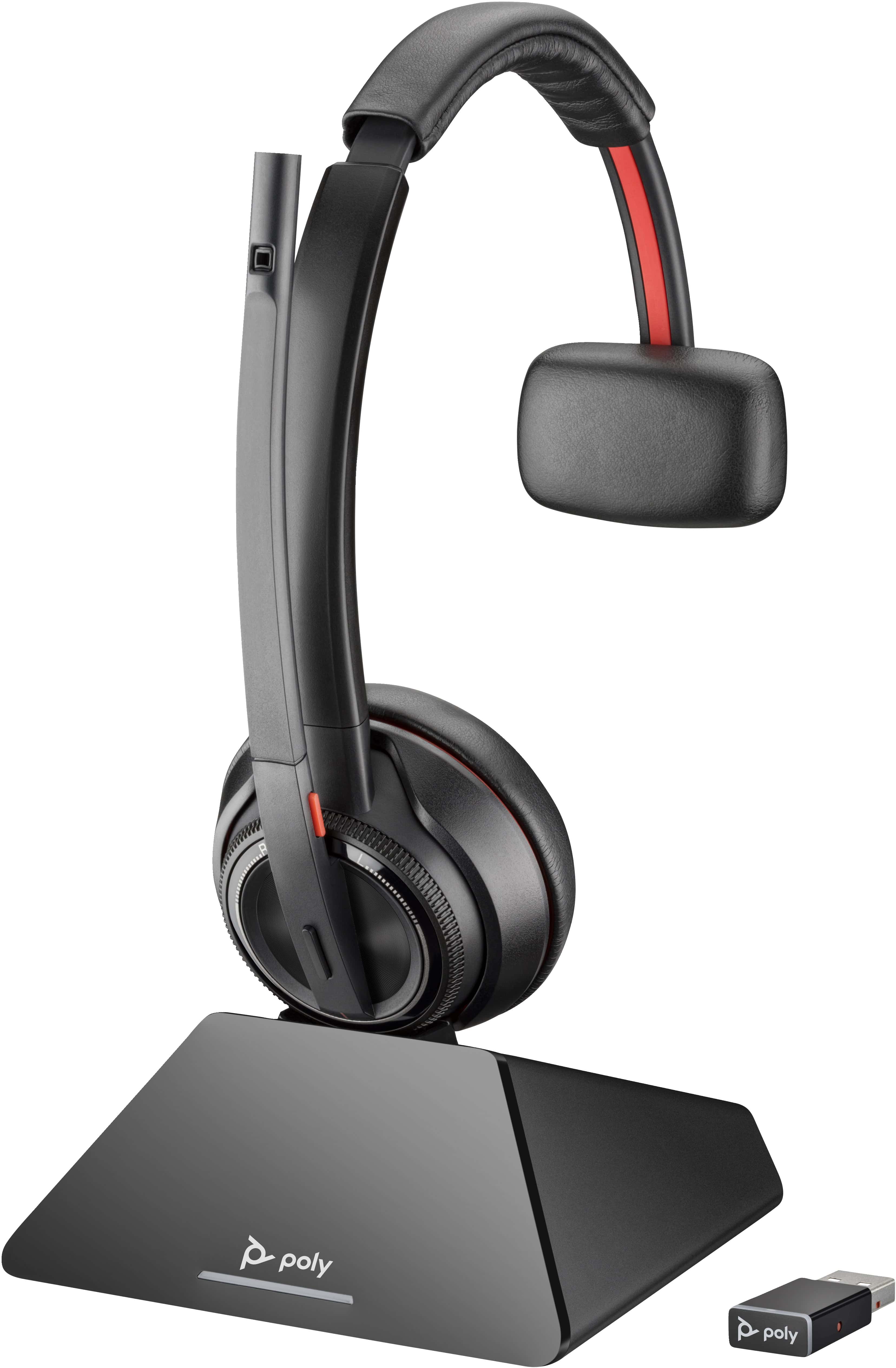 POLY Savi 8210-M Office DECT 1880-1900 MHz Single Ear Headset (8D3J8AA#ABB) thumbnail