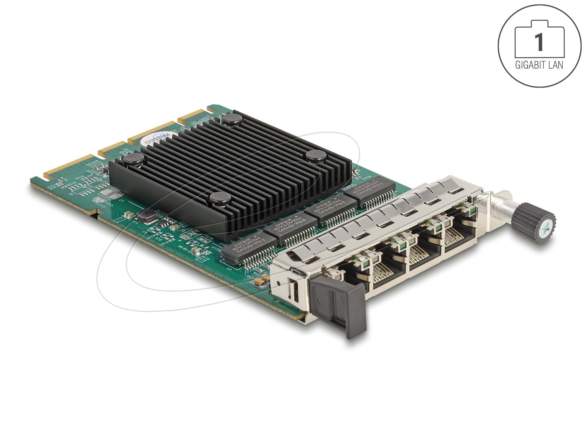 Delock OCP 3.0 Karte zu 4 x RJ45 Gigabit LAN (88300) thumbnail