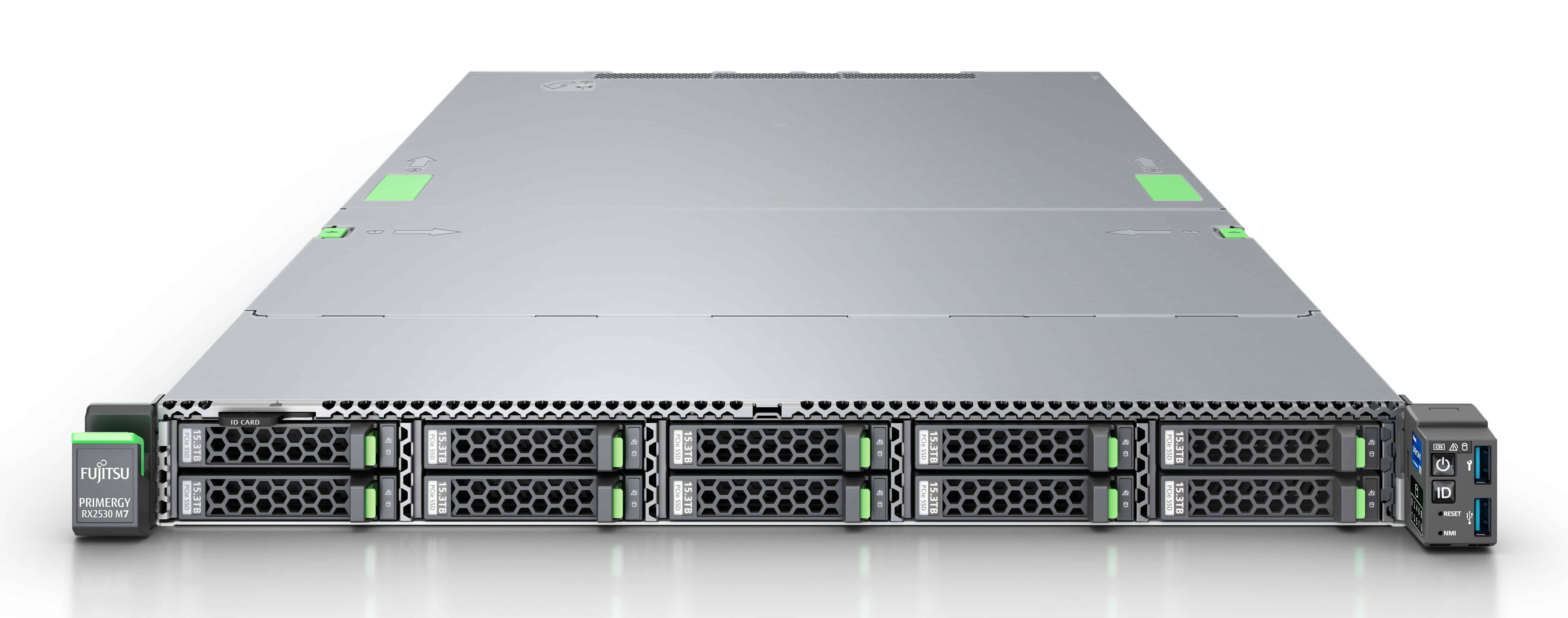 Fujitsu PRIMERGY RX2530 M7 server 0 GB Rack (1U) Intel® Xeon® Silver 4509Y 2,6 GHz 32 GB DDR5-SDRAM 900 W (VFY:R2537SC540IN) thumbnail