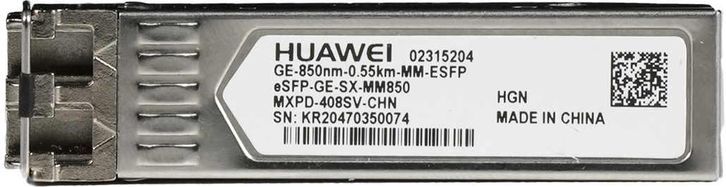 HUAWEI eKit eSFP-GE-SX-MM850 netwerk transceiver module Vezel-optiek 1000 Mbit/s SFP 850 nm (02315204) thumbnail