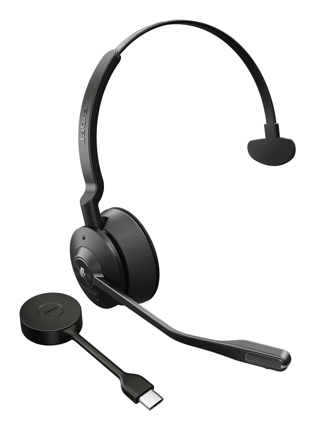 Jabra Engage 55 SE Headset Draadloos Hoofdband Kantoor/callcenter Zwart (9653-470-111) thumbnail